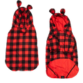 DOG RAINCOAT: Buffalo Plaid