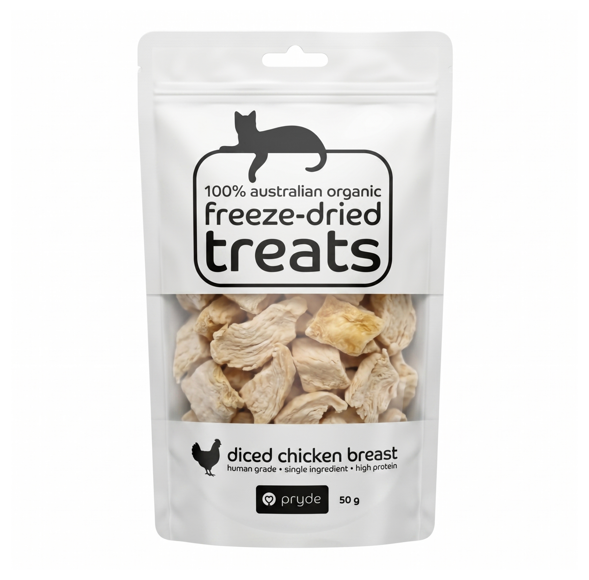 Freeze Dried Cat Treats - Diced Chicken Breast (50g)