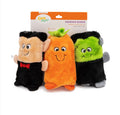 Zippy Paws Halloween Colossal Squeaker Buddie Dog Toy No Stuffing- 3 Pack