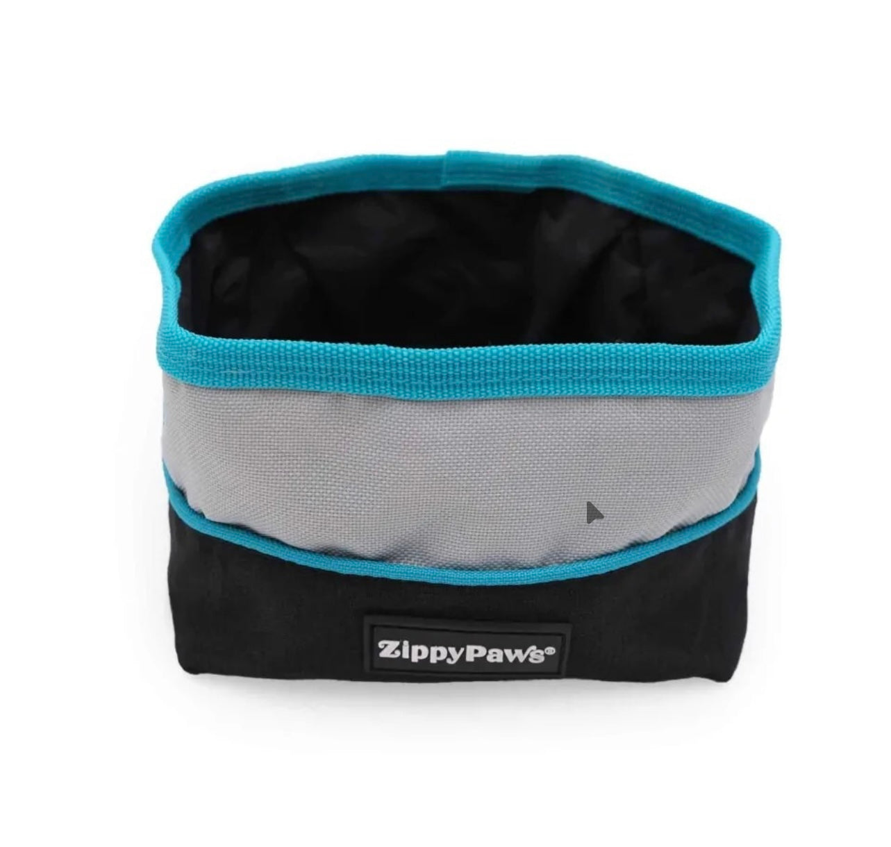 Zippy Paws Adventure Bowl On The Go Food & Water Bowl — Teal