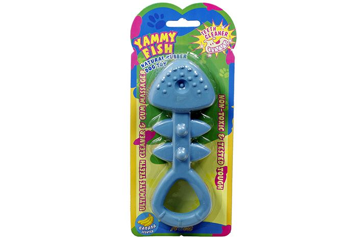 Pet Rubber Toy - Yummy Fish