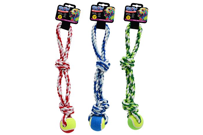 Dog Tug Toy With Ball