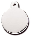 Pet Tag Circle LG Chrome