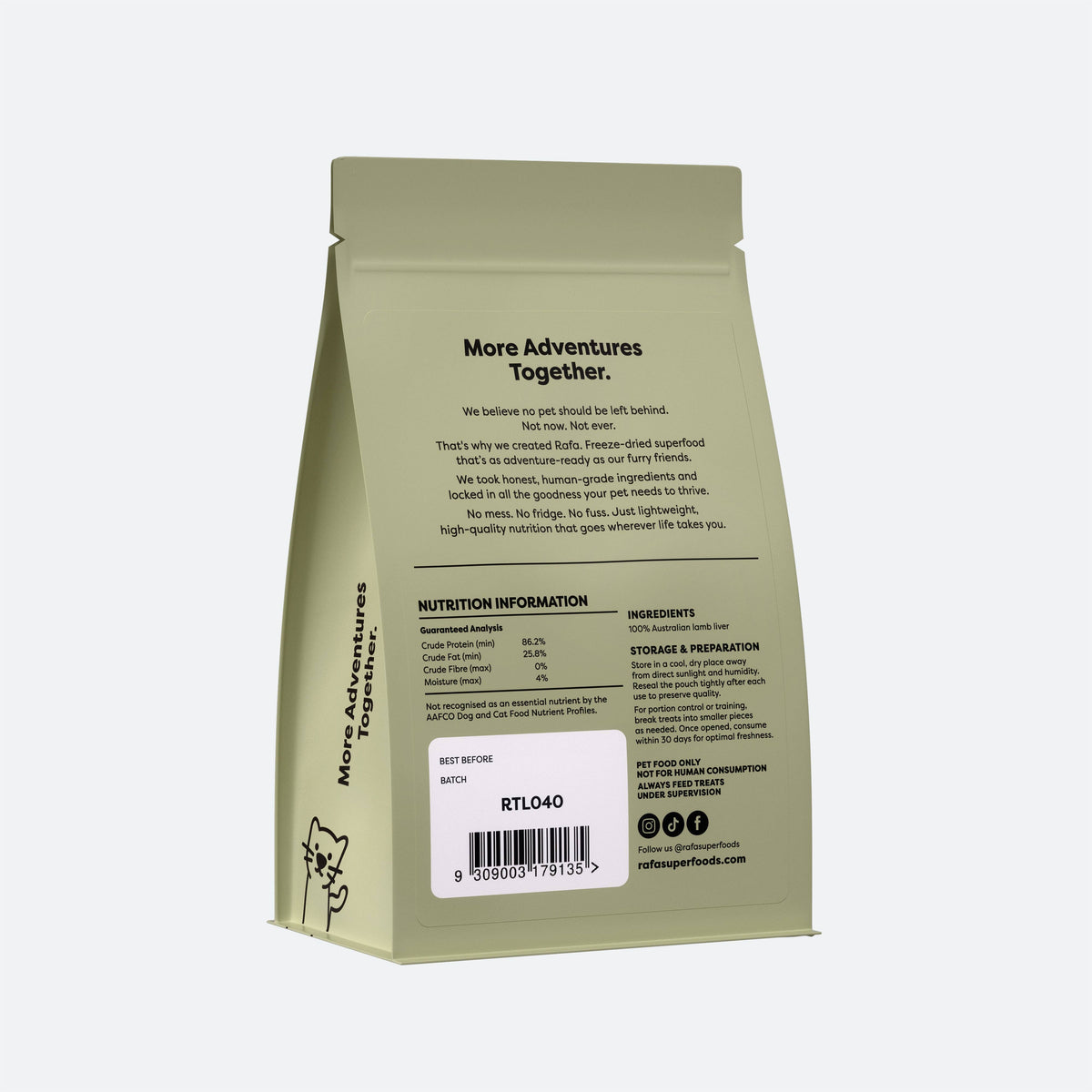 Raw Freeze-Dried Treats | Human-Grade Lamb Liver