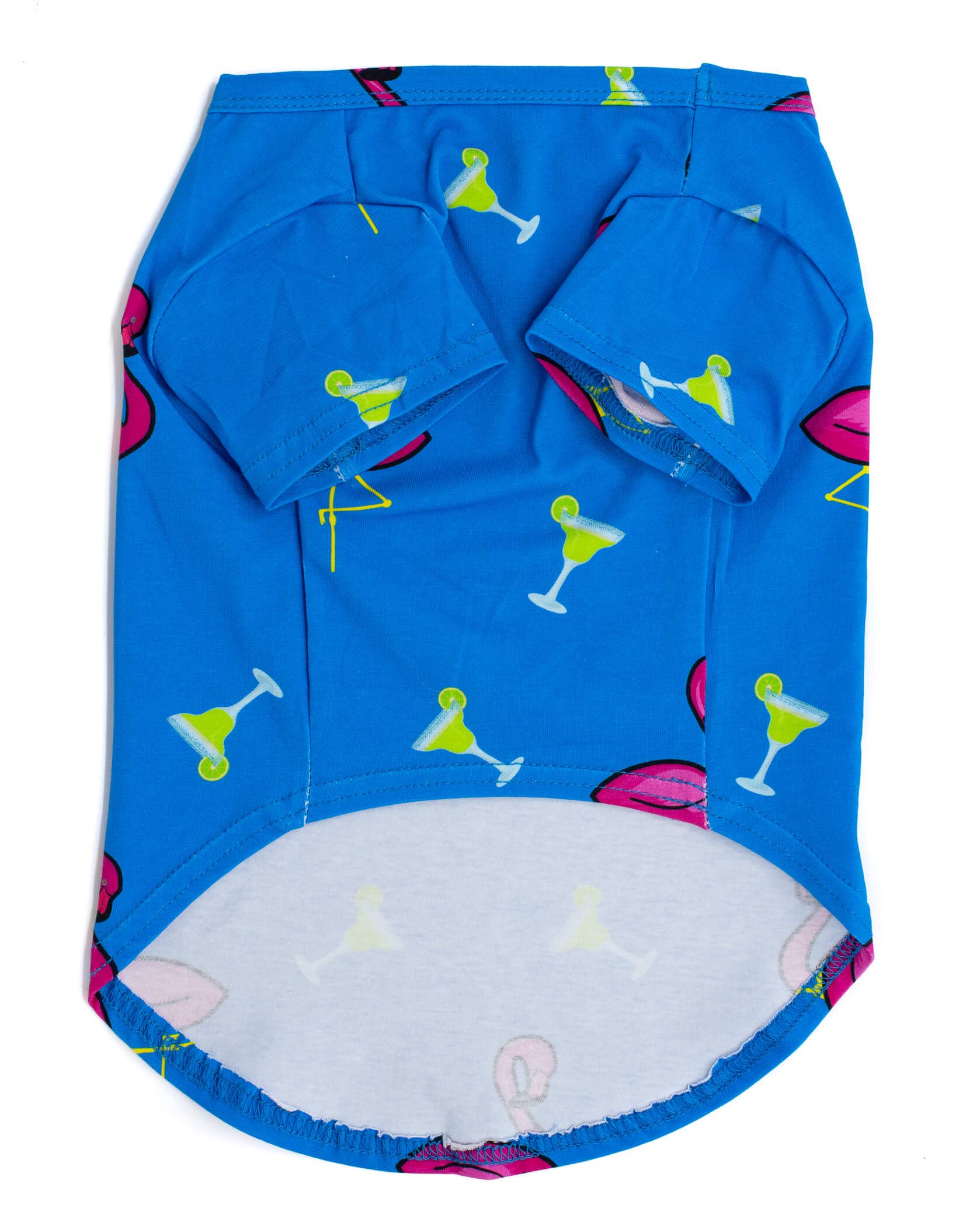 Flamingo splash dog shirt
