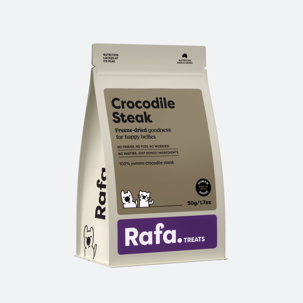 Raw Freeze-Dried Treats | Human-Grade Crocodile Steak
