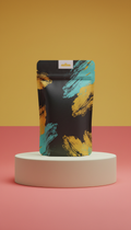 Gourmet Treat Pouch With Resealable Closure