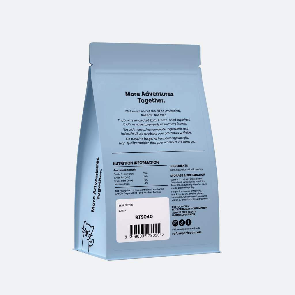 Raw Freeze-Dried Treats | Human-Grade Tasmanian Salmon Fillet