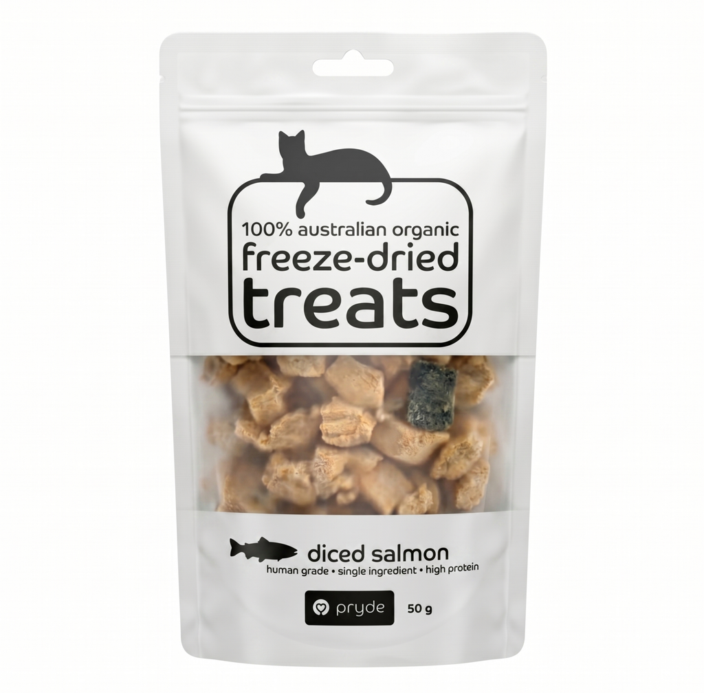 Freeze Dried Cat Treats - Diced Salmon (50g)