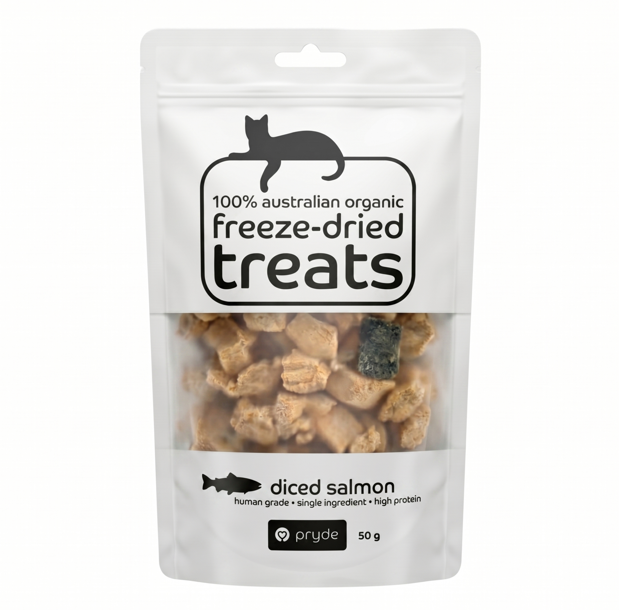 Freeze Dried Cat Treats - Diced Salmon (50g)