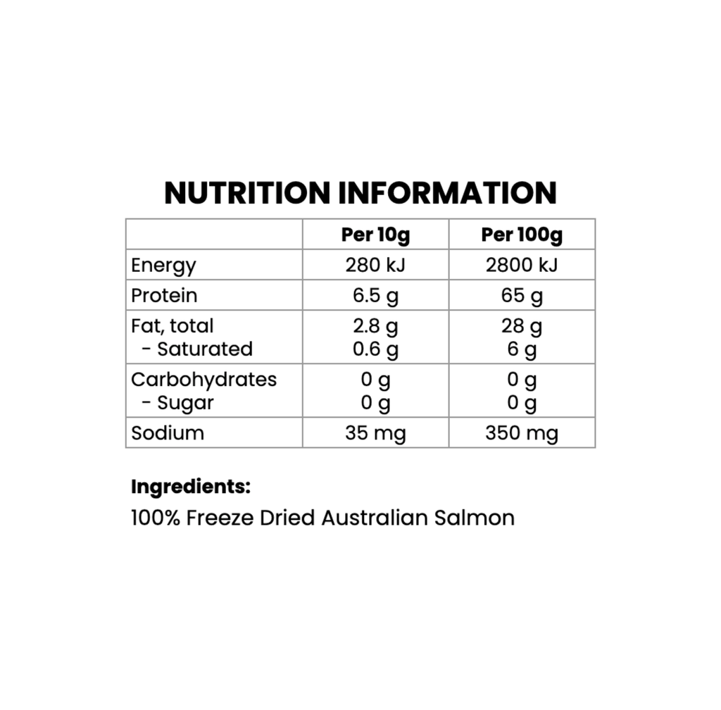 Freeze Dried Cat Treats - Diced Salmon (50g)