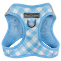 STEP-IN DOG HARNESS: Blueberry Gingham