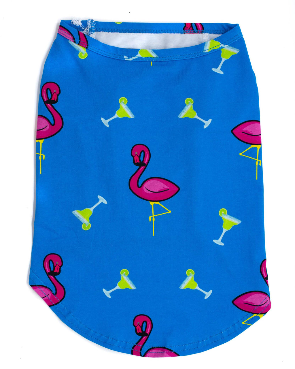 Flamingo splash dog shirt